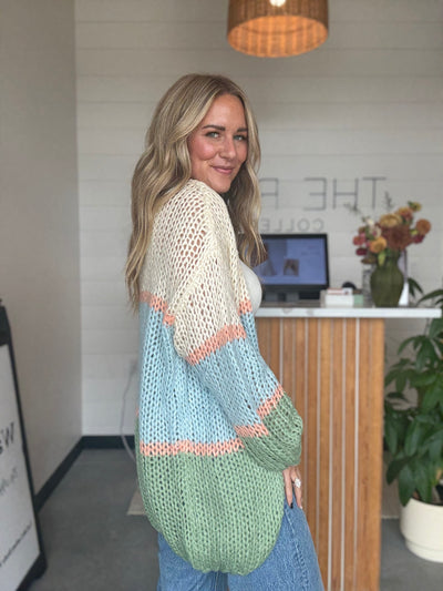Colorblock Cardigan