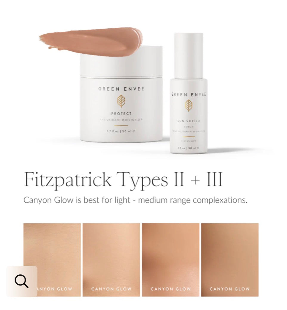 Sun Shield Serum Broad Spectrum SPF 50 Sunscreen: Canyon Glow