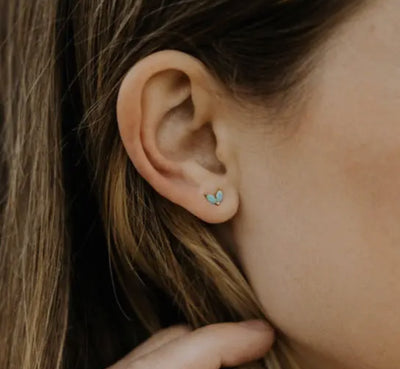 Quinn Studs, Turqoise